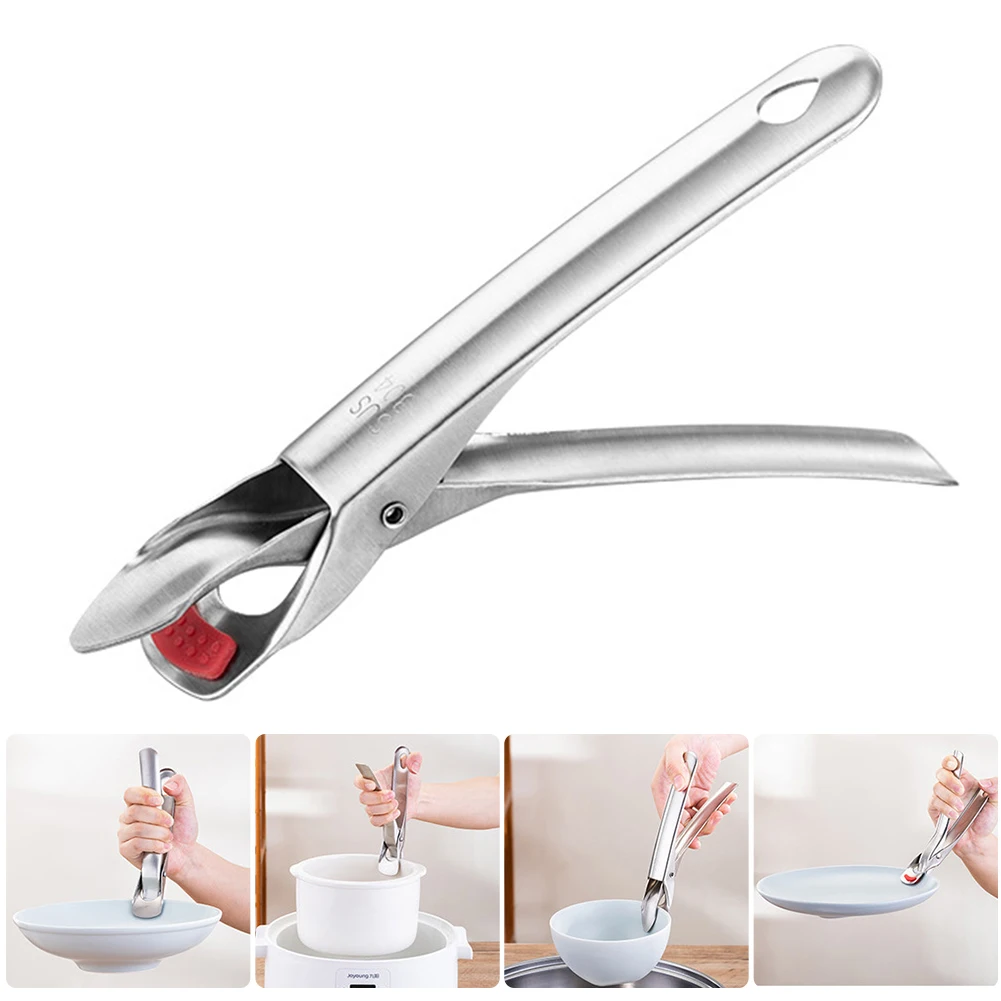

Camping Pot Pan Gripper Handle BBQ Cookware Anti-Scald Clamp Kitchen Tools