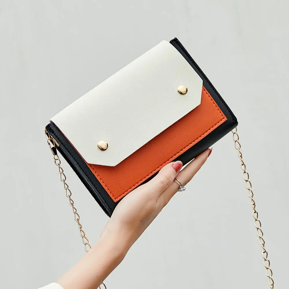 Сумки для женщин 2019 женские Модные Цветные подходящие повседневные сумки с цепью