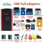 Программатор ключей V86 Iprog +, программатор с поддержкой IMMO + коррекция пробега + сброс подушки безопасности Iprog Pro Till 2019 года, замена Carprog