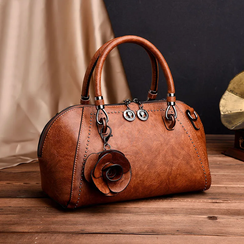 Модные сумки на плечо из искусственной кожи новинка большие вместительные