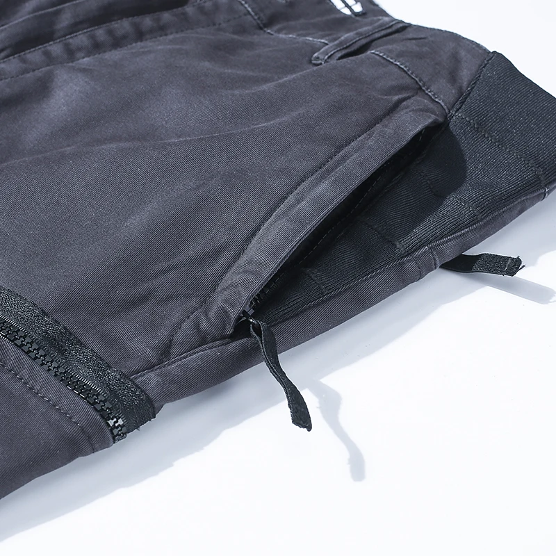 

CPTOPSTONEY COMPANY Casual men's trousers European and American fashion brand sports pants Solid Multi Pocket Jeans