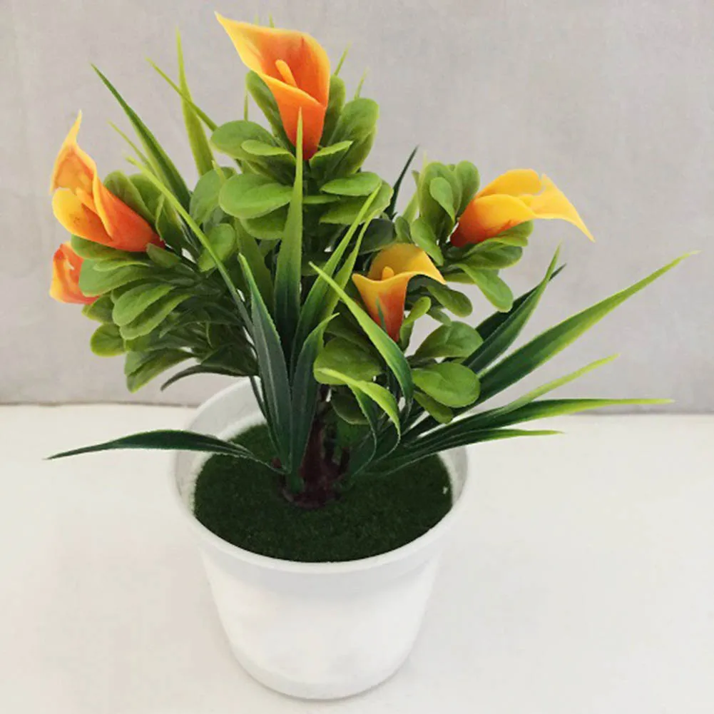 1 шт горшечных искусственный цветок бонсай этап садовый Свадебный дом вечерние