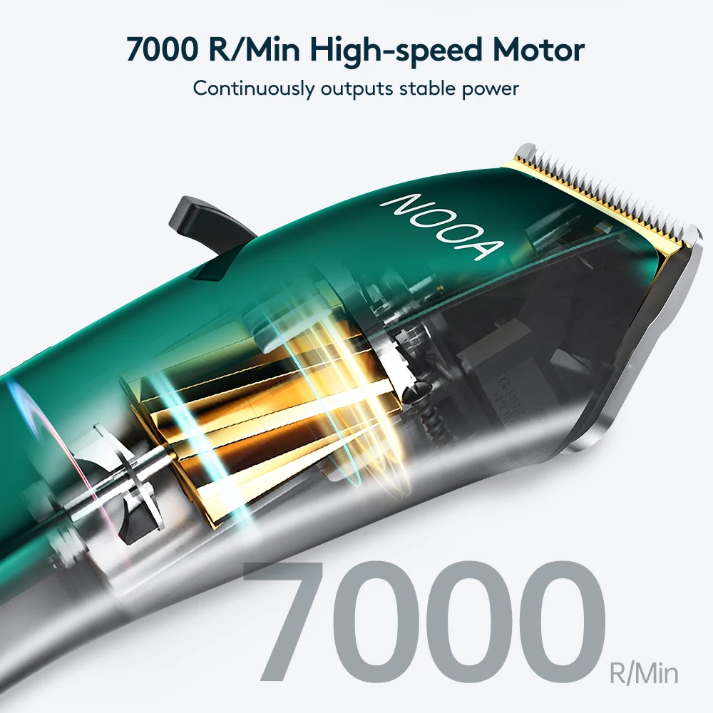 Перезаряжаемая электрическая машинка для стрижки волос NOOA профессиональный