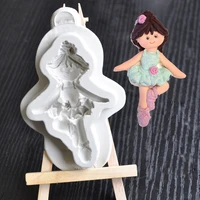 angel girl fairy pirate boy baking tools liquid silicone mould