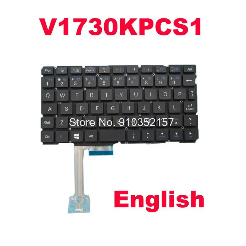 Клавиатура для ноутбука Mini UMPC GPD P2 Pocket2 Pocket 2S V1730KPCS1-US-00R000 на английском языке без