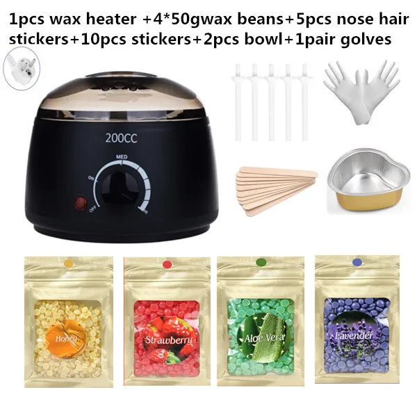 Прямая поставка 200cc мини-нагреватель для воска удаления волос эпилятор бровей
