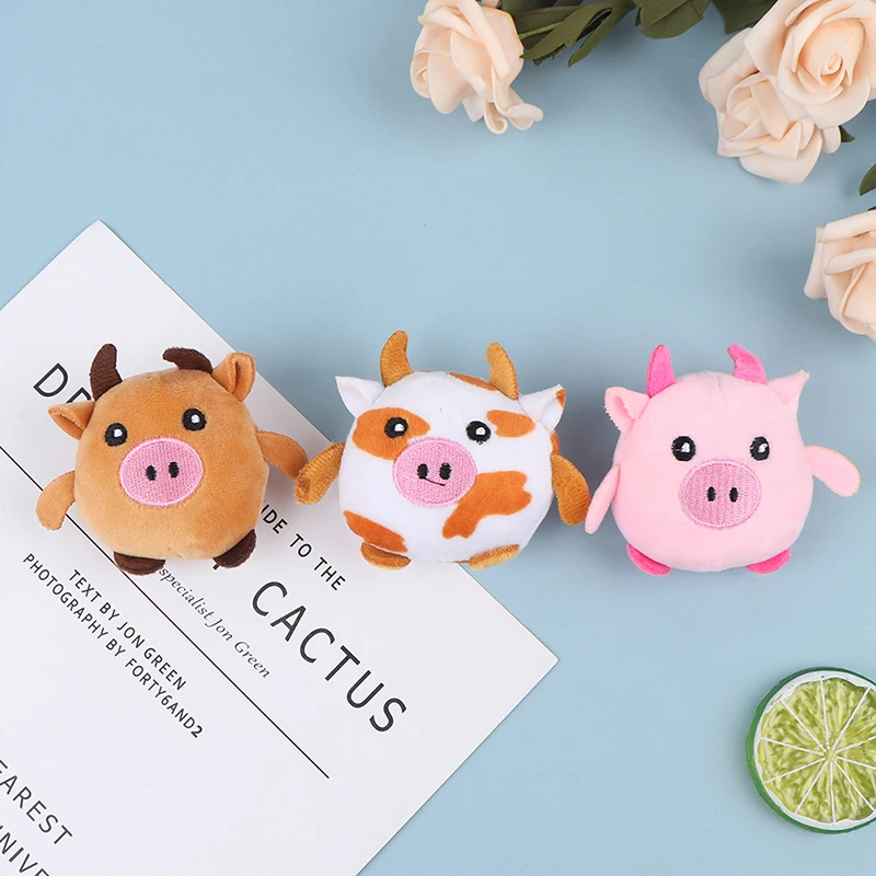 

Mini Small Cow Plush Toy Animal Doll Gifts , Cotton Stuffed Animal Dolls , Small Accessories