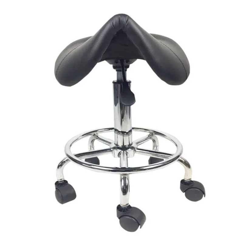 

High Quality Pet Grooming Saddle Shape Chair with Pulley Convenient Lifting Rotating Salon Chair Barber Stool Loading 200kg