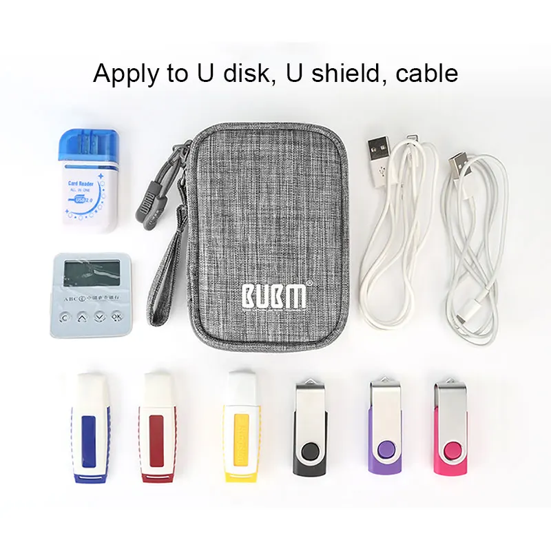 BUBM USB флеш накопитель чехол для цифрового гаджета кабель наушников u диск