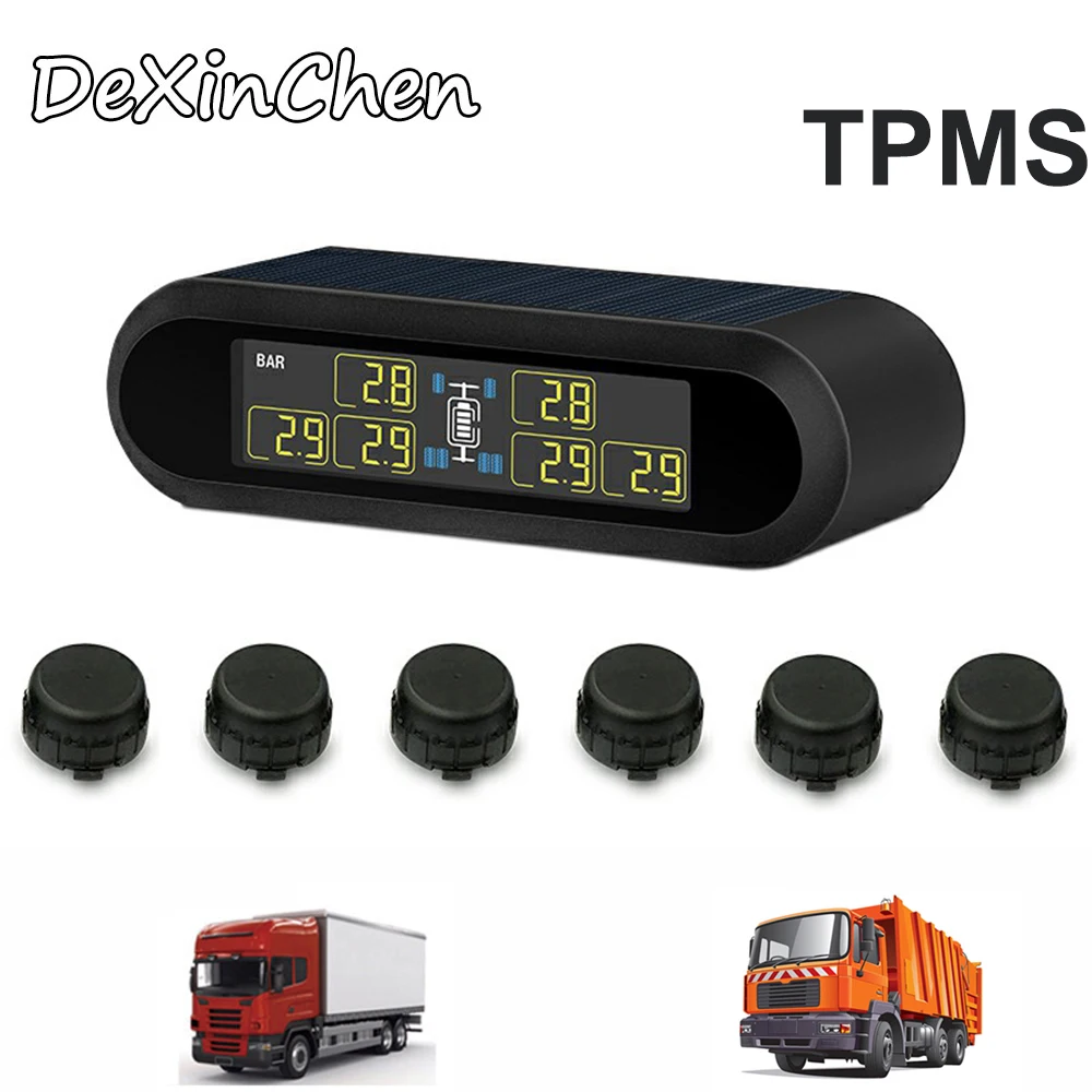 Беспроводная система контроля давления в шинах с 6 внешними датчиками TPMS для