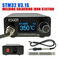 ac100 240v for ksger t12 stm32 v3 1s welding soldering iron station oled handle electric tool electric soldering irons 24v 5a