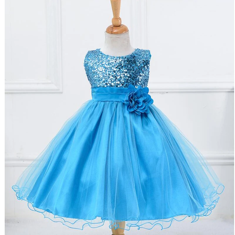 

Kids Princess Summer dancing Dress Girls sequins weeding Princess dress girls Ballroom Festival dance costumes wear Outfits