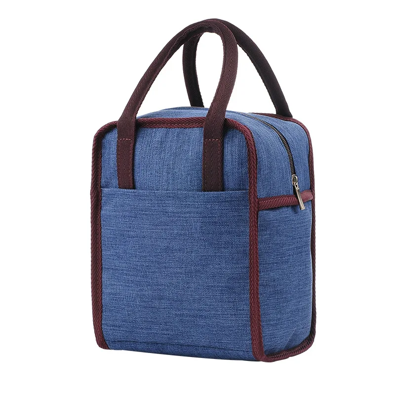 

Portable cooler bag cooler bag Oxford cloth aluminum foil thickened lunch lunch bag to work with rice cooler lunch box bag