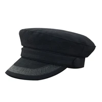 large size navy cap small head flat hat felt army hat big bone men wool plus sizes military cap 52 55cm 52 55cm 55 57cm 58 60cm