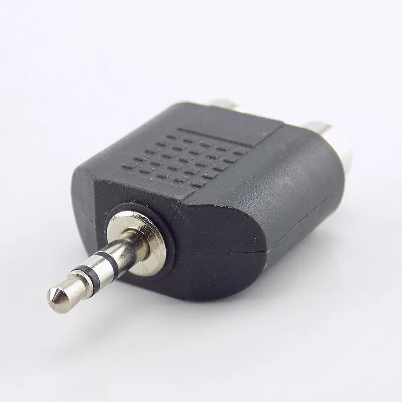 3.5 mm Jack Stereo AUX male to 2 RCA Female Audio Cable Adapter for Computer Speaker Earphone Headphone Y Splitter Connector H10 |