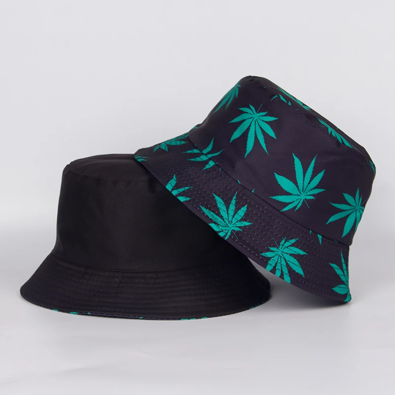 Панама с принтом листьев для мужчин и женщин летняя шляпа от солнца путешествий