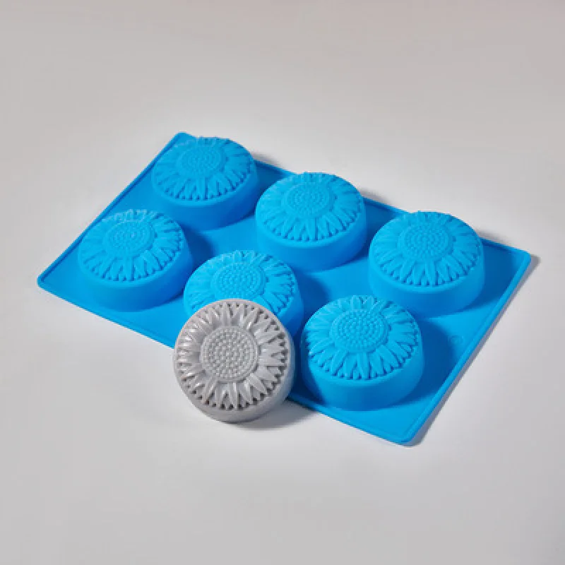 

6 Cake Mold Ice Cream Pudding Jelly Mold Soap Mold Baking Silicon Mould Cake Decoration Accessories Baking Decorating Tools