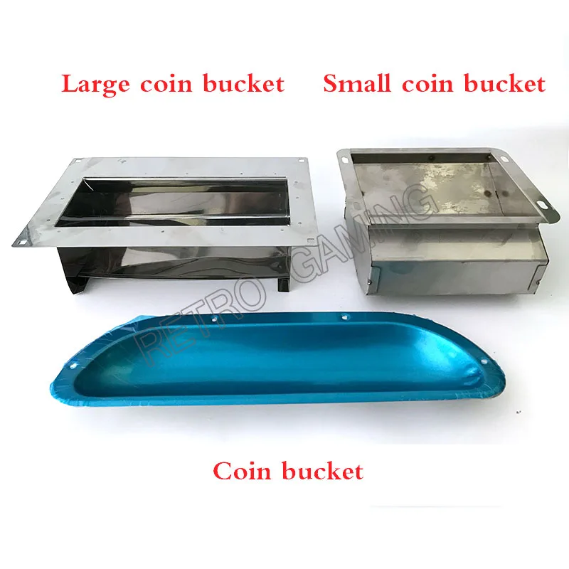Аркадный шкаф части лотка для валют легированная сталь мета монета толкатель