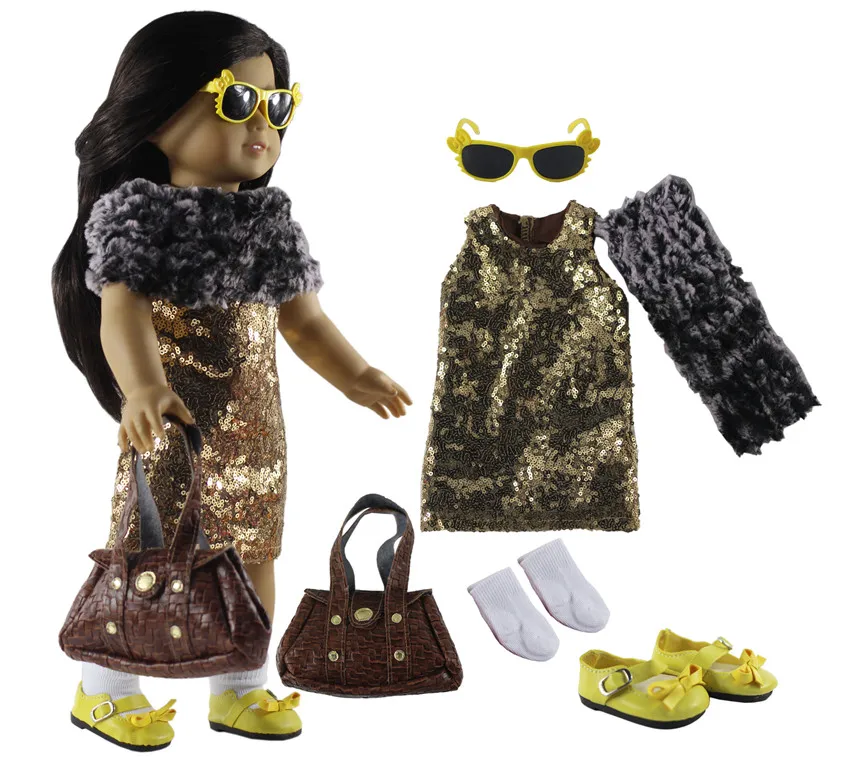 1 комплект кукольная одежда для 18 дюймов американская кукла ручная работа