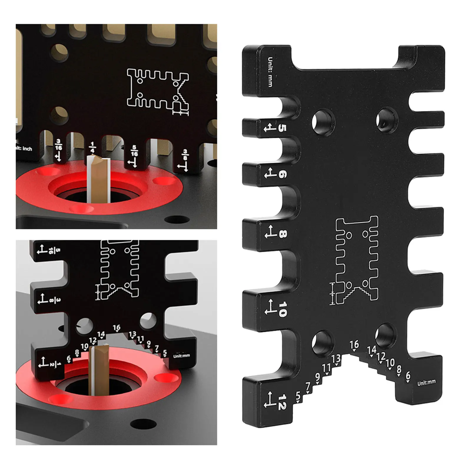 

3 шт., измерительная линейка для фрезерного станка