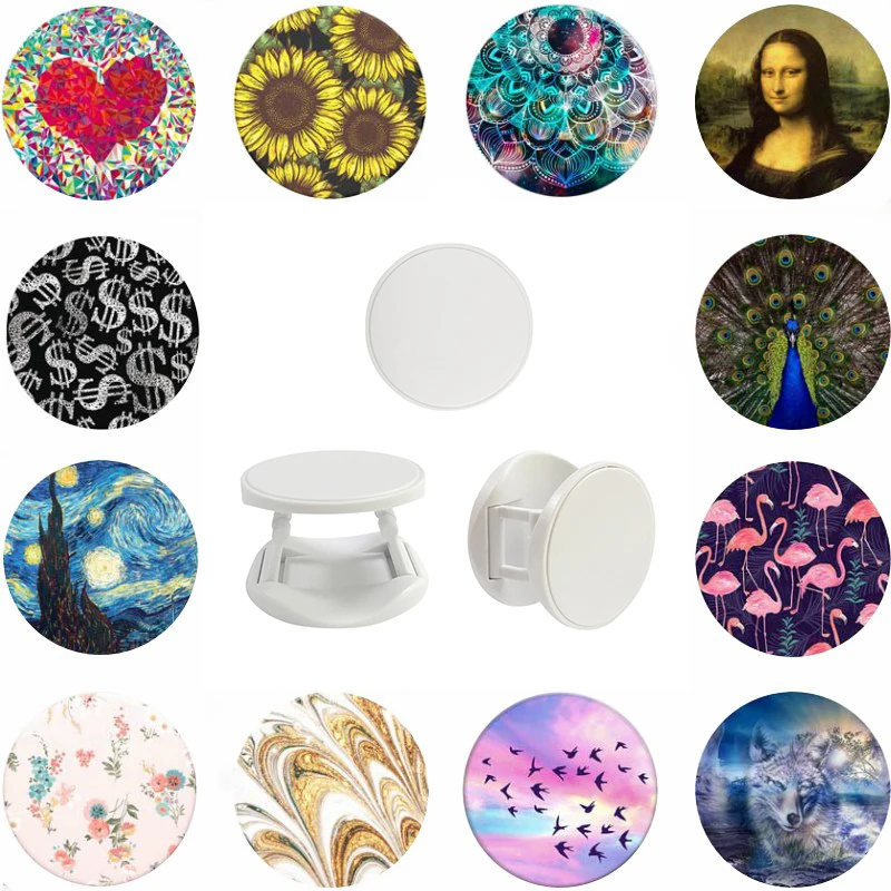 

Universal Original попсокет Round Phone Holder Bracket Expanding Stand Grip Mount Finger Ring Pocket Socket For Smartphones