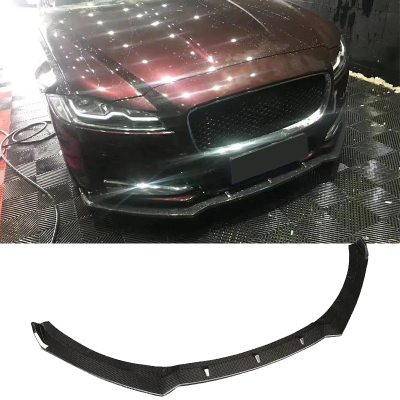 Спойлер для переднего бампера из углеродного волокна Jaguar XF XFL Standard 2016-2019 не