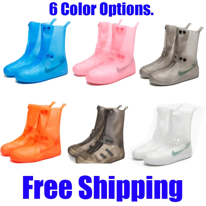 Лидер продаж многоразовые водонепроницаемые ботинки из ПВХ с защитой от дождя и
