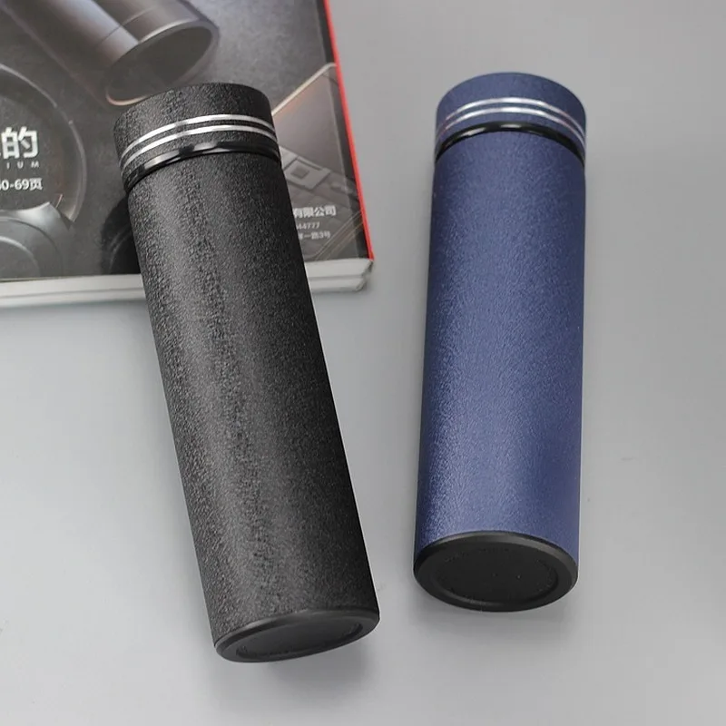 

New 500ML Thermos Mug Tea Vacuum Flask with Filter Stainless Steel 304 Thermal Cup Coffee Mug Water Bottle Office Business