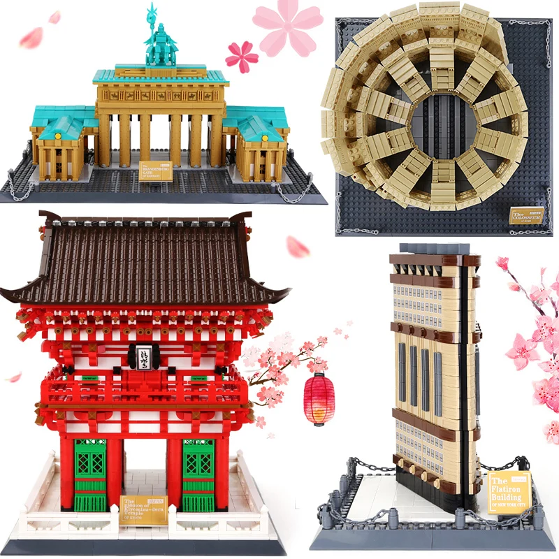 Наборы для строительства моделей в стиле архитектуры Римский колозеум Берлин