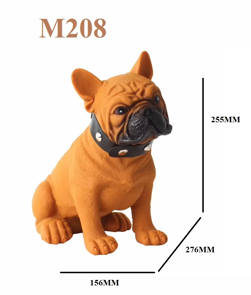 Mega Bass Bluetooth wireless speaker M208 bulldog cartoon dog Speaker FM TF card subwoofer |