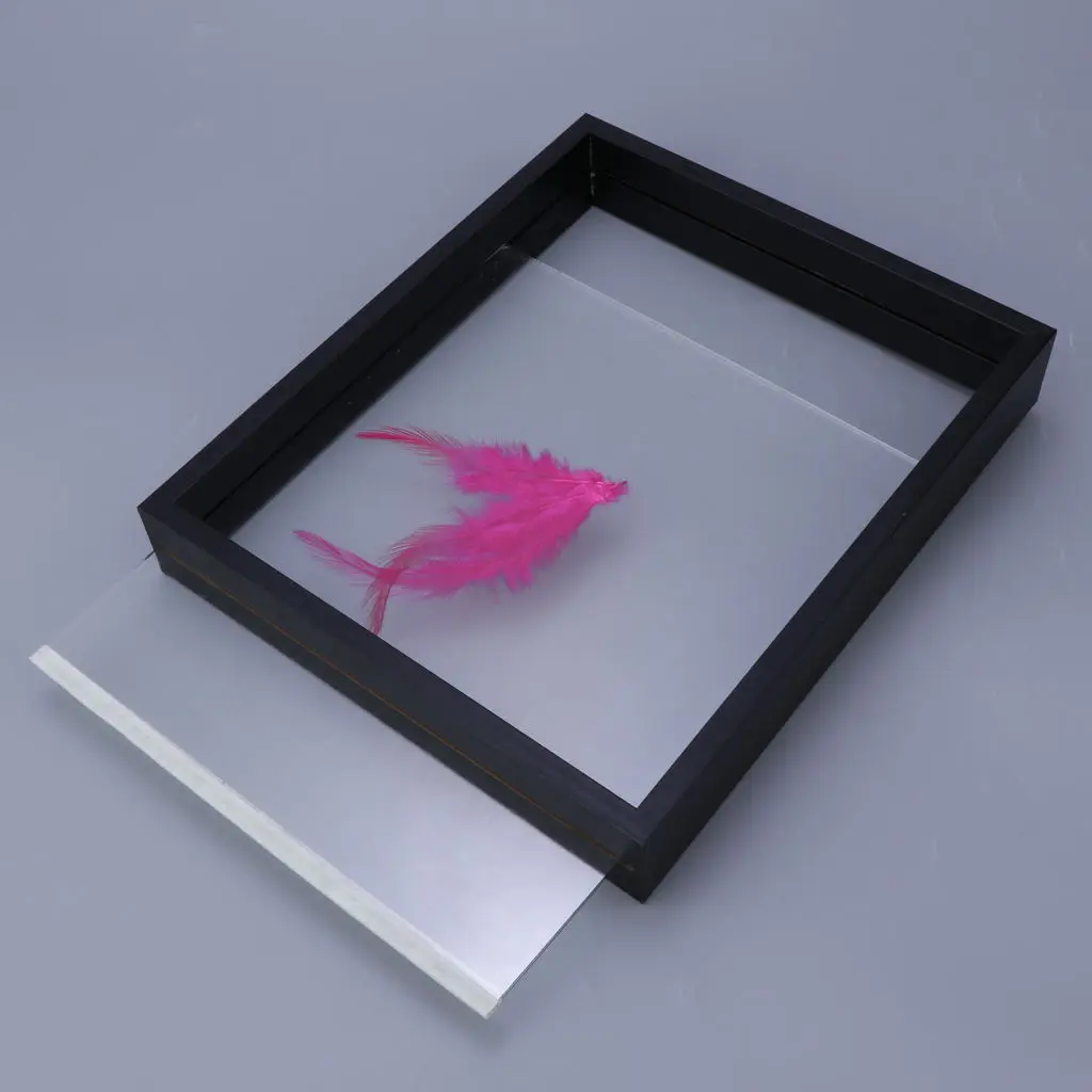 

4 Colors Creative Rectangle 3D Jewelry Floating Display Case Stand Box