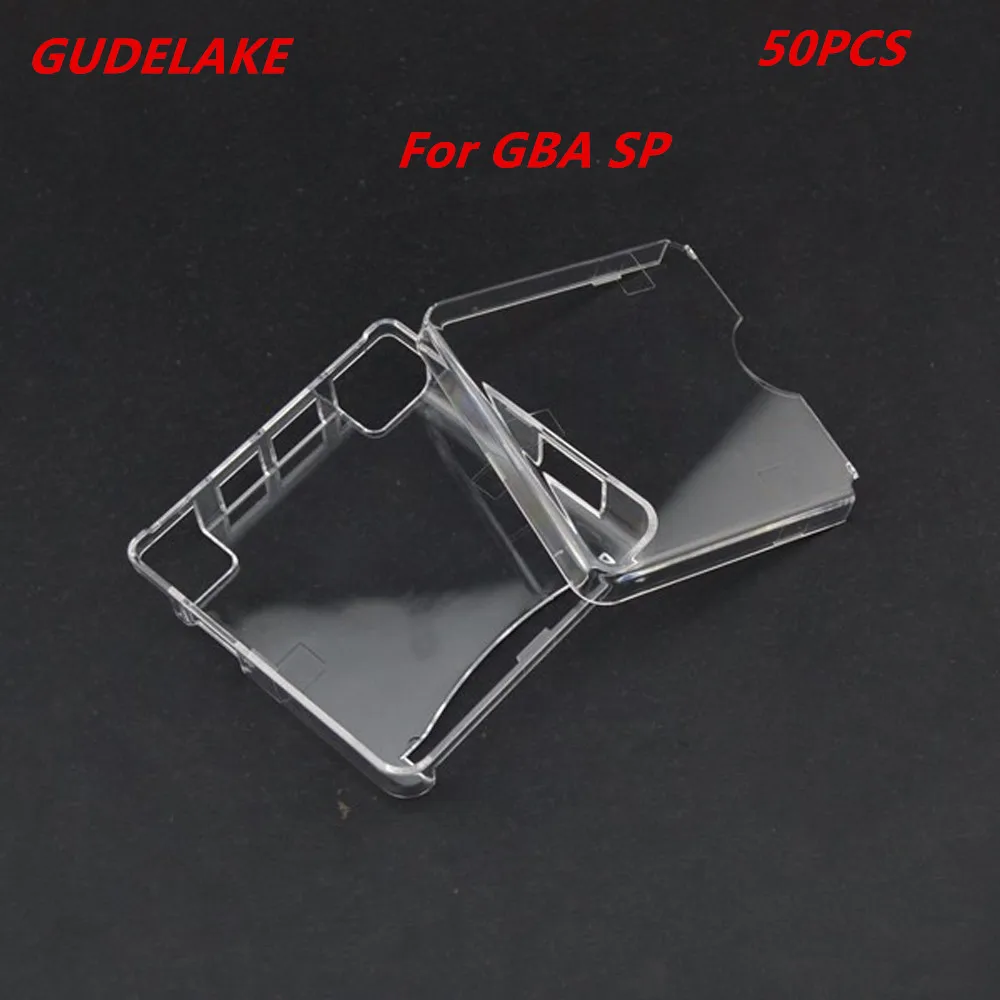 

50pcs Hard Protective Shell Crystal Case for GBA SP