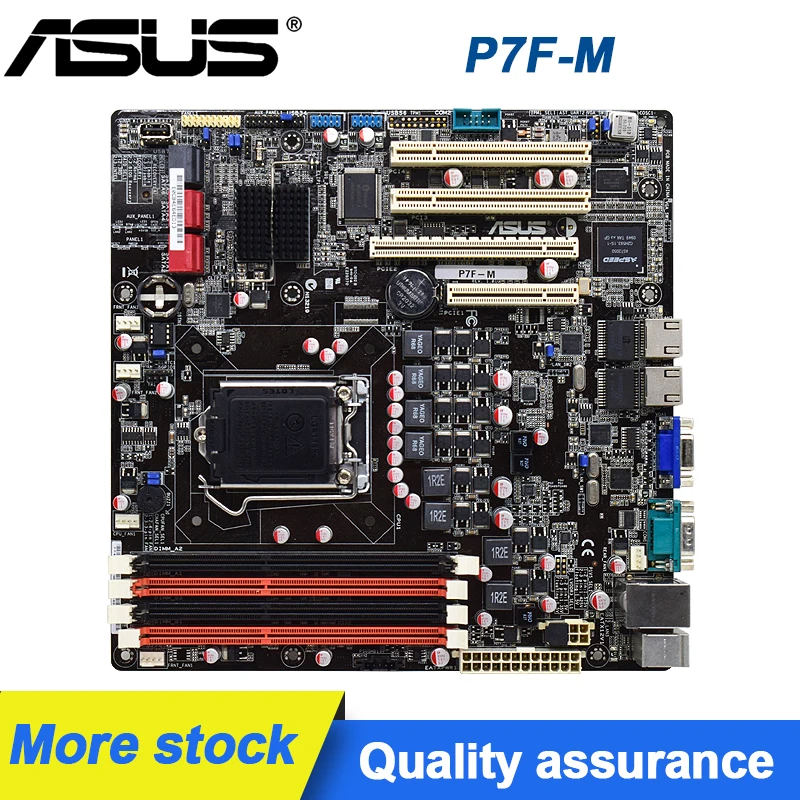Оригинальные Материнские платы для настольного компьютера ASUS P7F M Intel 3420 LGA 1156