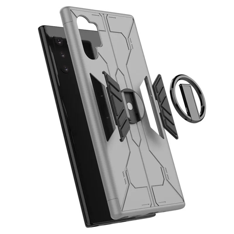 Бронированные металлические чехлы-кольца для samsung Note 10 Plus автомобильный