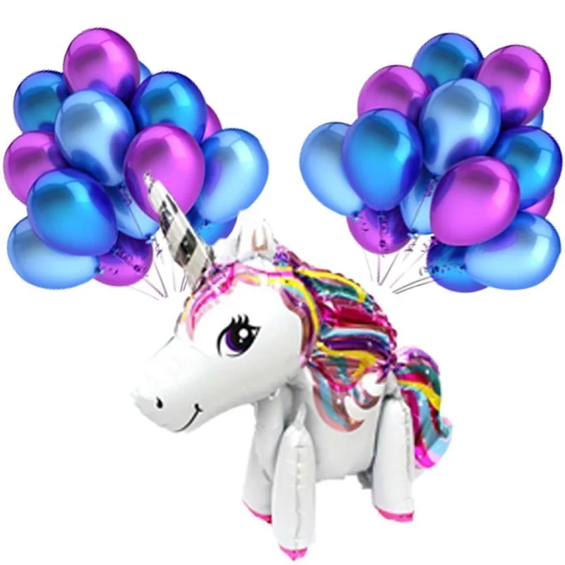 Набор латексных воздушных шаров в виде единорога 20 шт.|Воздушные шары и