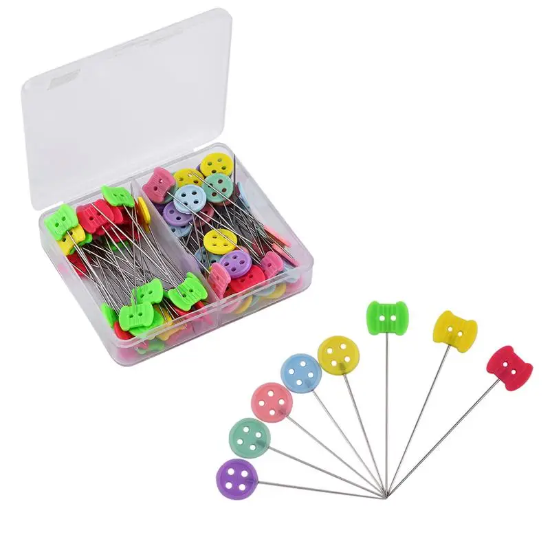 

100 Pcs Sewing Needle Marker Patchwork Pins Positioning Dressmaking Needle Embroidery DIY Handmade Make Garment Accessories