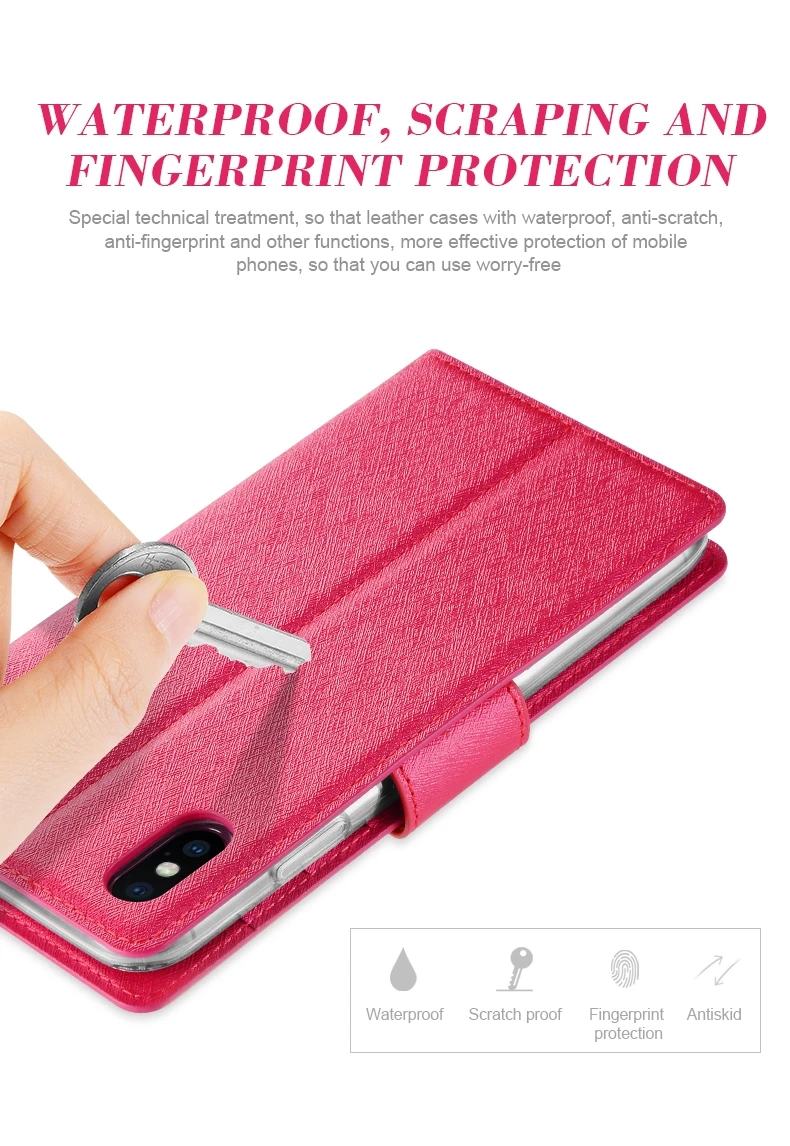 Мягкий кожаный чехол для iPhone XR XS MAX 8 Plus 7Plus 8 7 6Plus 6S 6 flip wallet TPU case