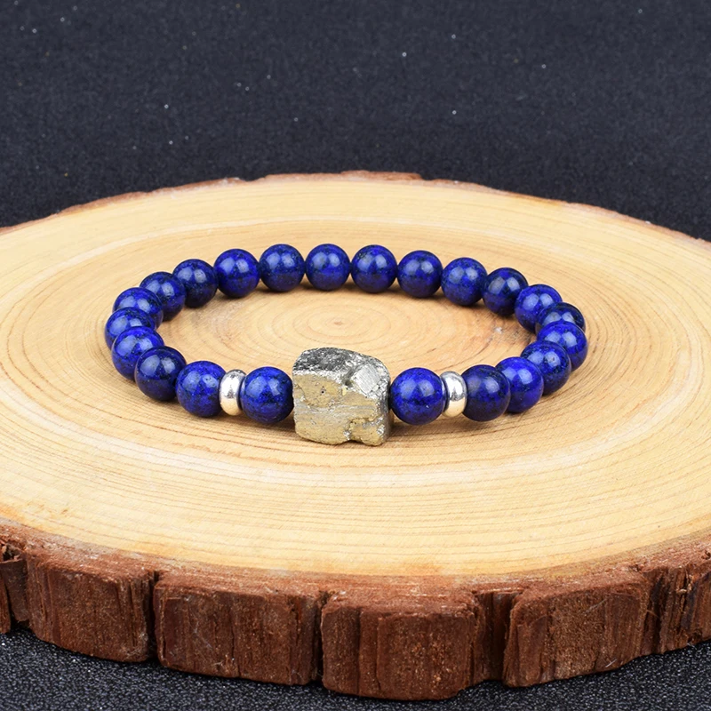 

Fashion Gold color Lava Bracelets Men Volcanic Stone Energy Chalcopyrite Reiki Diffuser Bracelet Women Meditation Prayer Jewelry
