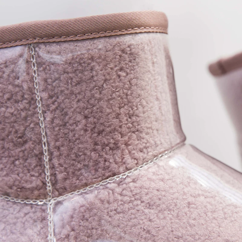 winter boots women 2019 new short sheep fur one snow female waterproof non-slip warm plus velvet slim cotton shoes |