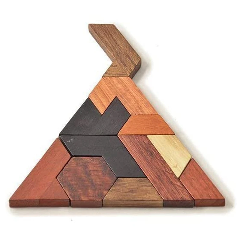 

Wooden Educational Toys Puzzle Children's Desktop Toys Ever-Changing Puzzles