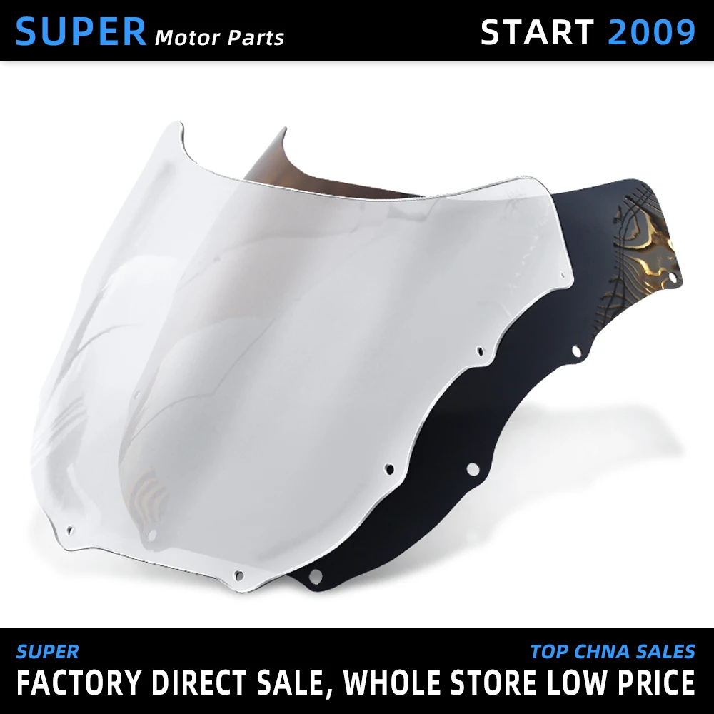 

Motorcycle Accessories Windshield Windscreen shroud Fairing For Kawasaki ZXR400 Double Light ZXR 400 Double lamp 1989 1990 89 90