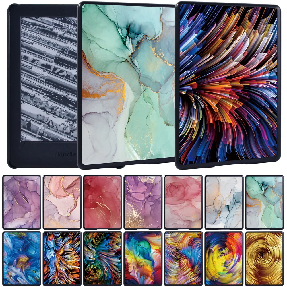 

For Amazon Kindle 10th Gen 2019/Kindle 8th Gen 2016/Kindle Paperwhite 3/4/1/2 Hard Back Tablet Cover Case+ Stylus