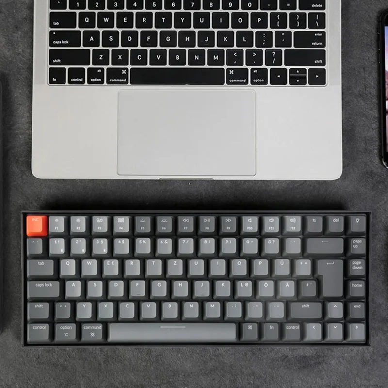 Беспроводная механическая клавиатура Keychron K2 B V2 с Bluetooth (раскладка немецкого DE ISO)