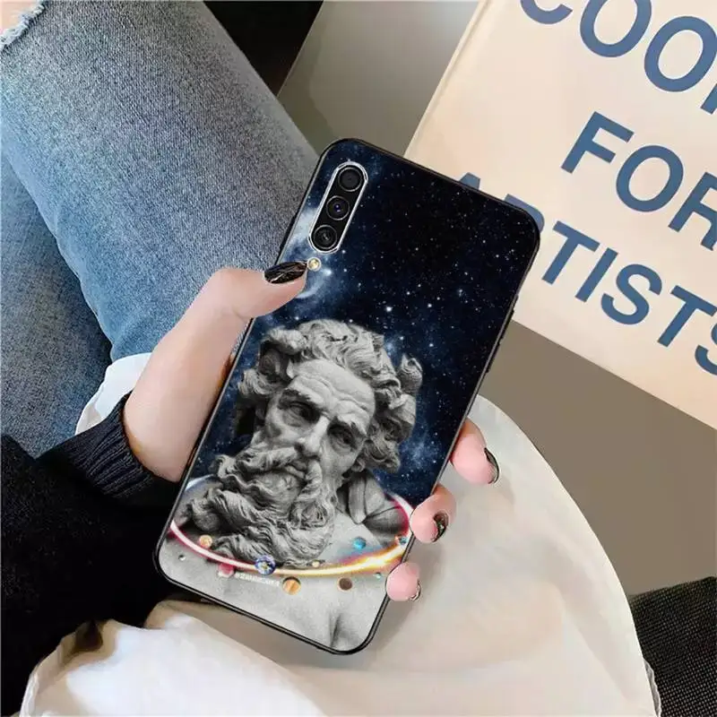 

statue art vintage painting mobile Phone Case For Samsung galaxy S 9 10 20 A 10 21 30 31 40 50 51 71 s note 20 j 4 2018 plus