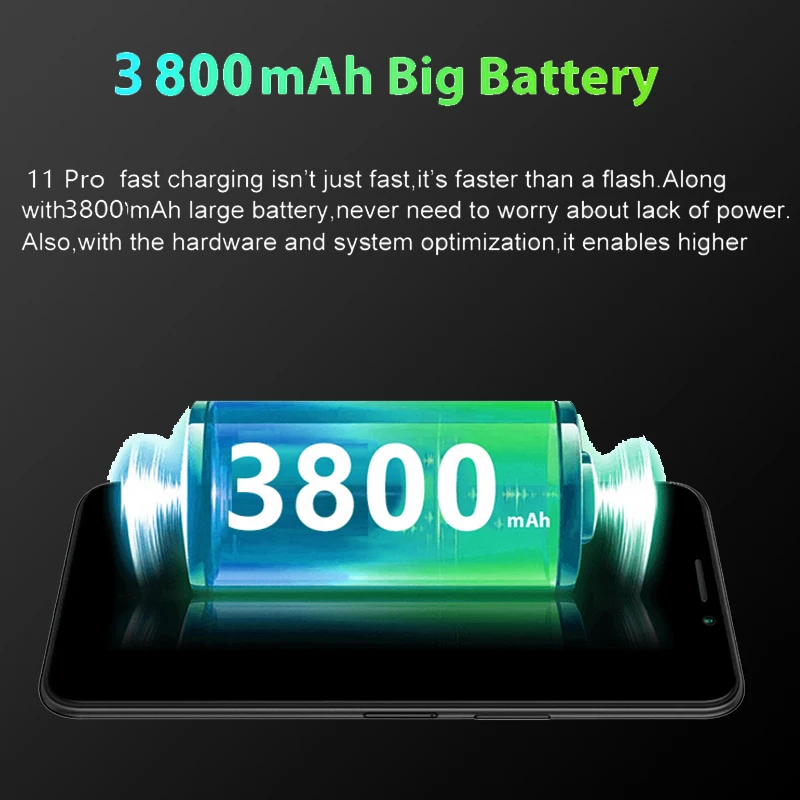 Смартфон на Android экран 6 5 дюйма две SIM-карты | Мобильные телефоны и аксессуары