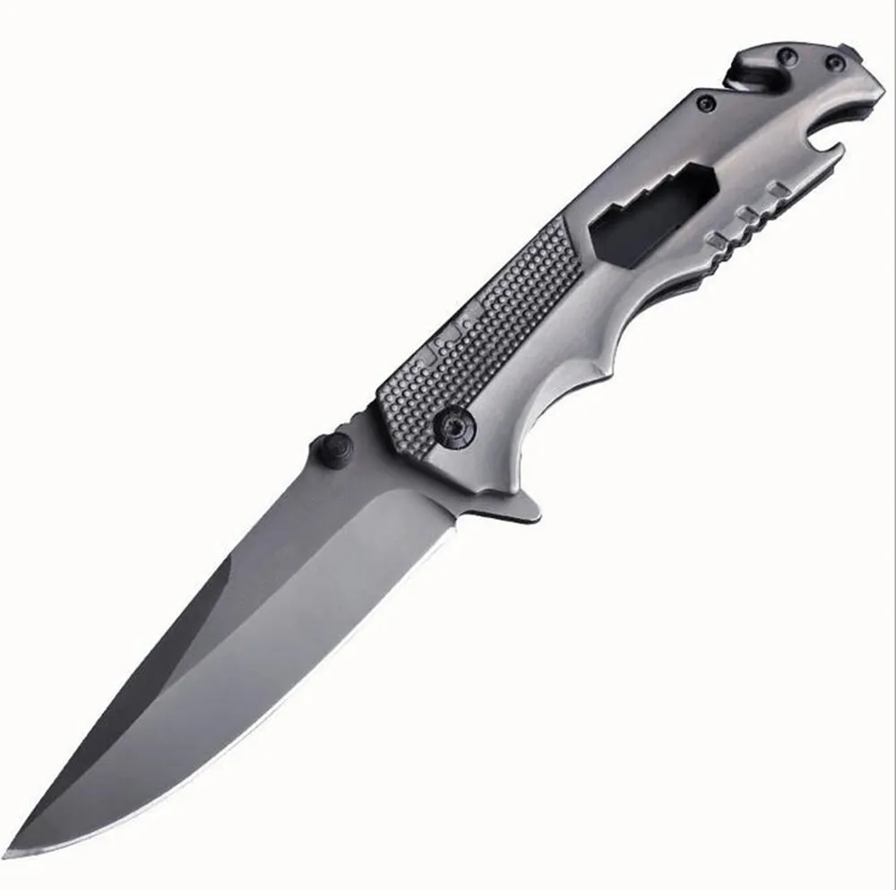 

Outdoor Folding Pocket Knives Multi-Purpose Titanium-Plated Camping Knife Hunting Knife Tactical Knife Military Survival Knife
