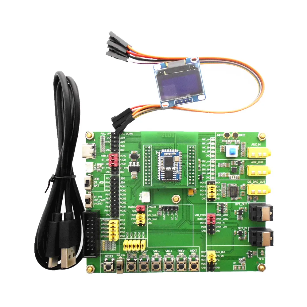 Bluetooth макетная плата BTM320 QCC3020 / BTM334 QCC3034 BTM524 QCC5124 BTM525 QCC5125 демонстрация симуляции