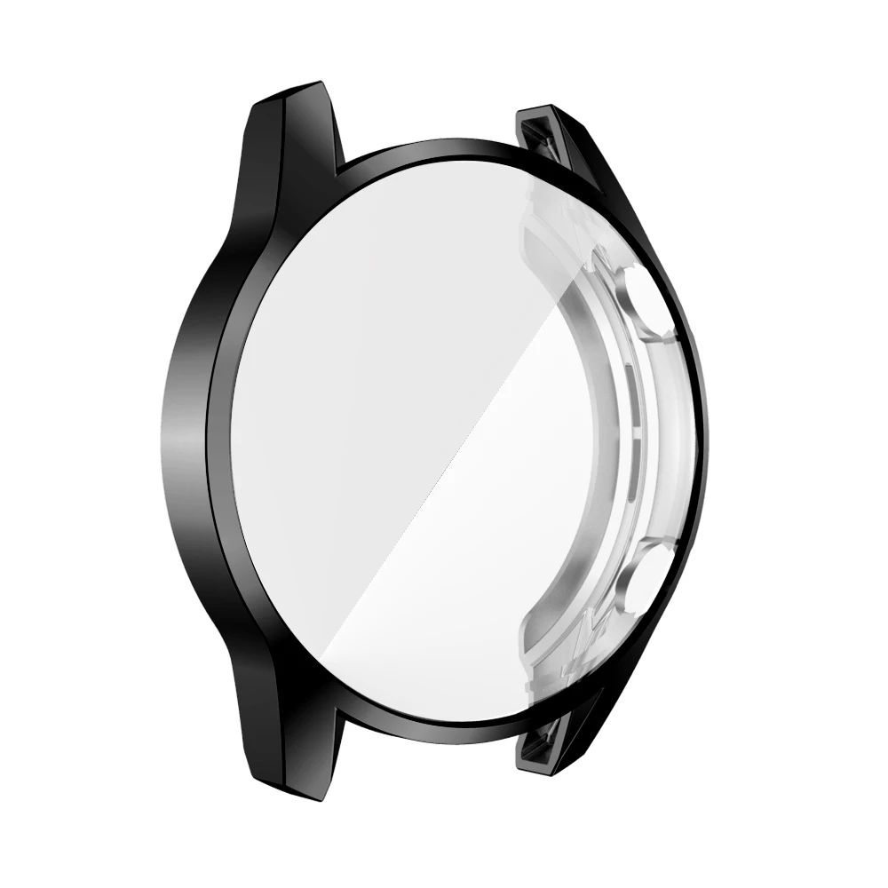Soft TPU Plated Flexible Case for HUAWEI Watch GT 2 42MM 46MM Full Screen Protector Cover Anti-scratch High Quality Bumper Shell | Наручные