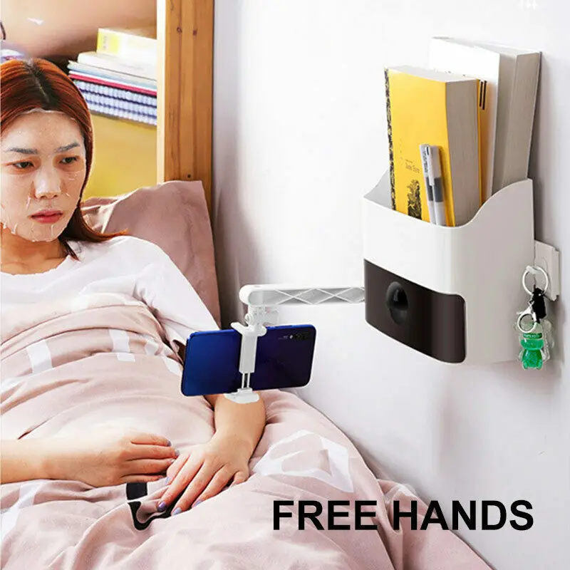 Прикроватная тумбочка для уборки стеллаж хранения полка органайзер с держателем