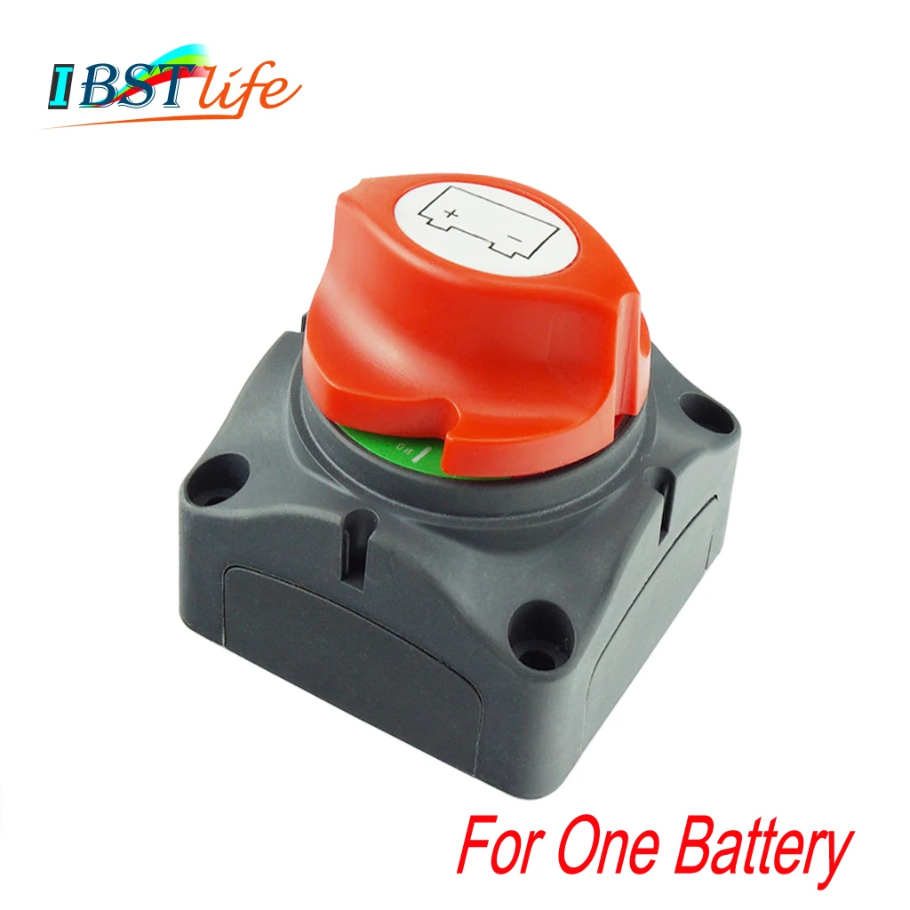 

Universal 12V/24V Battery Selector Isolator Master Switch Cutoff Cut Off Disconnect Power Kill Main Switch Marine Boat Car RV
